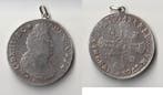Écu 1050 France zilveranhaenger Ludwig Xiv Ecu Aux 8 L 17.., Postzegels en Munten, Verzenden, België