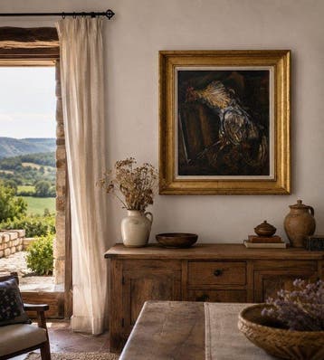 Escuela Impresionista Europea (XIX) - Bodegón de Gallo