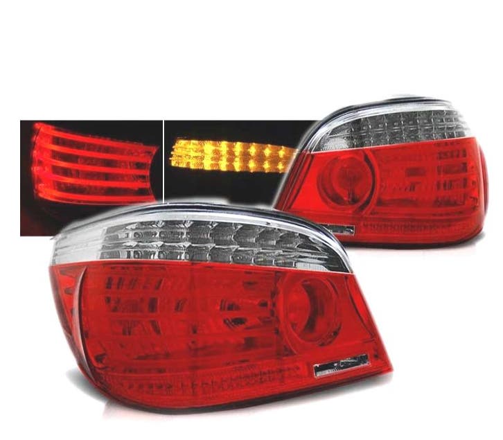 FEUX ARRIÈRE BMW E60 03-07 LED ROUGE BLANC, Auto-onderdelen, Verlichting, Verzenden