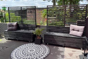 Grote houten plantenbak 180x40x36 met optie klimrek 176cm!, 100 cm of meer, Verzenden, Nieuw, Balkon