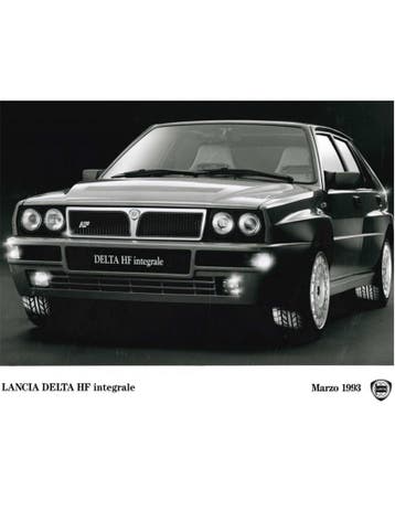 1993 LANCIA DELTA HF INTEGRALE PERSFOTO, Ophalen of Verzenden