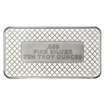 10 troy ounce - Zilver .999 - 10 oz Silvertowne US Flag 999