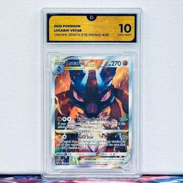 Pokémon Graded card - LUCARIO 291 - Pokémon - GG 10