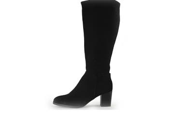 Nelson Laarzen in maat 42 Zwart, Kleding | Dames, Schoenen, Hoge laarzen, Verzenden, Zwart, Zo goed als nieuw