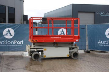 Veiling: Schaarlift Holland Lift MONOSTAR Y-64EL14 Elektrisc, Ophalen