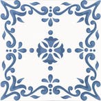 Vloertegel/Wandtegel Terre Decortegel Bene Blauw 20x20, Doe-het-zelf en Bouw, Keramiek, Nieuw, Ophalen of Verzenden, 20 tot 40 cm
