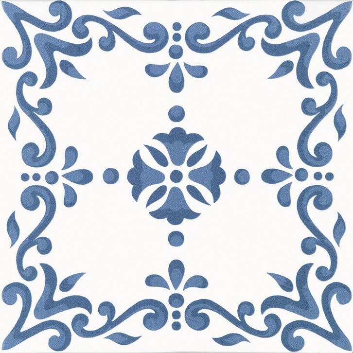 Vloertegel/Wandtegel Terre Decortegel Bene Blauw 20x20, Bricolage & Construction, Dalles & Carrelages, Enlèvement ou Envoi