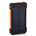 Solar Charger 30.000mAh Externe Powerbank Zonnepaneel, Verzenden, Nieuw, Stuff Certified®