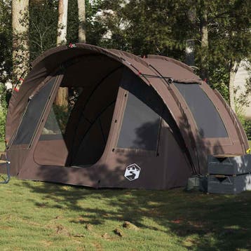 vidaXL Vistent 2-persoons waterdicht bruin, Verzenden, Nieuw