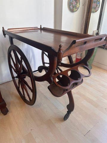 Serveerwagen - hard hout