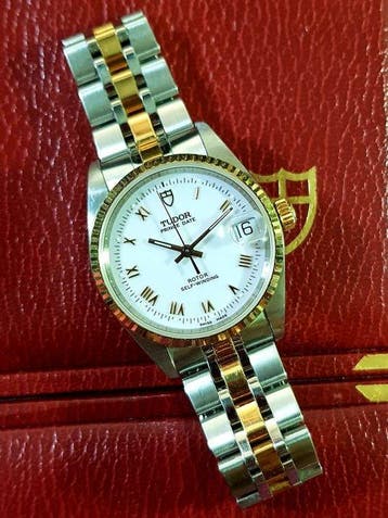 Tudor - Prince Date - WHITE NUMERAL DIAL - Zonder