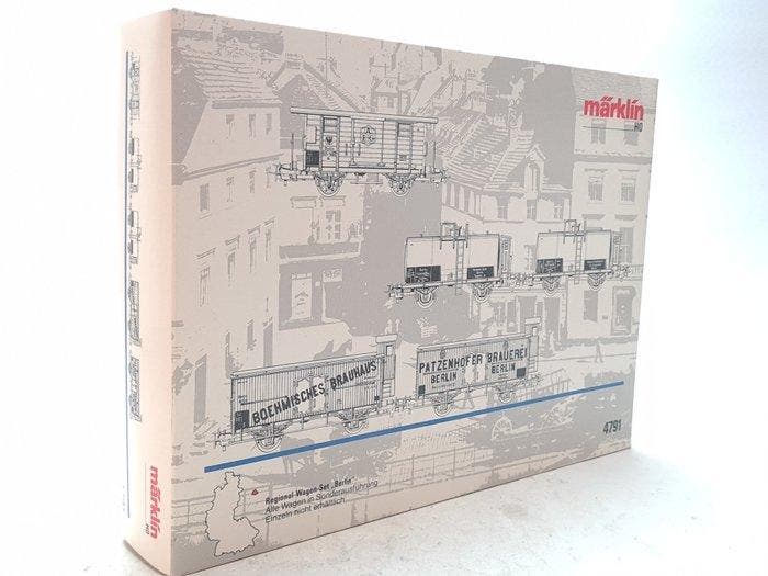 Märklin H0 - 4791 - Modeltrein goederenwagonset (1) -, Hobby en Vrije tijd, Modeltreinen | H0