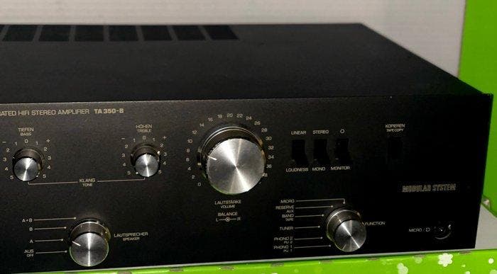 Telefunken - TA 350-B Solid state geïntegreerde versterker, Audio, Tv en Foto, Radio's