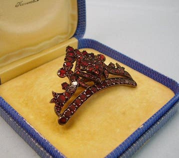 Zonder minimumprijs - Broche Tombak, verguld - 20.00ct. tw.