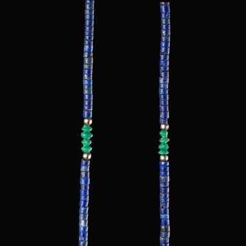Egypte antique, époque gréco-romaine Collier avec des perles, Bijoux, Sacs & Beauté