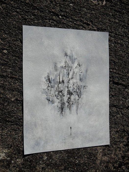 Angel 41 - Beyond the cold, Antiek en Kunst, Kunst | Schilderijen | Modern