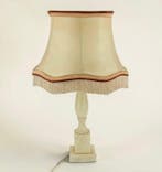 Lamp - Kolom - Marmer, Textiel