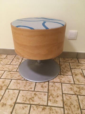 OPAL Kleinmöbel - Tabouret - Bois, Métal, Fabric - Tabouret