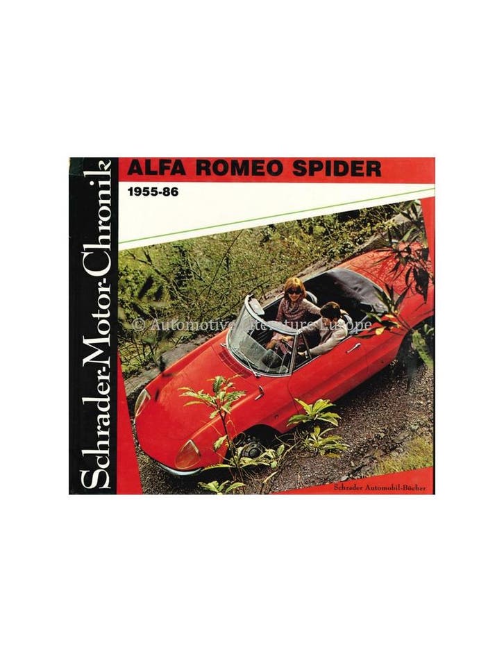 ALFA ROMEO SPIDER 1955-1986 (SCHRADER-MOTOR-CHRONIK), Boeken, Auto's | Boeken