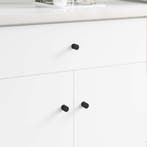 vidaXL Kastknoppen 968 pcs Zwart IJzer, Doe-het-zelf en Bouw, Verzenden, Nieuw