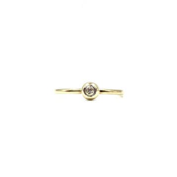 Sans prix de réserve - Bague - 14 carats Or jaune Diamant