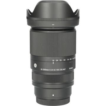 Sigma 16-300mm F3.5-6.7 DC OS | Contemporary Fuji X-mount, Ophalen of Verzenden, Gebruikt, Overige typen, Zoom