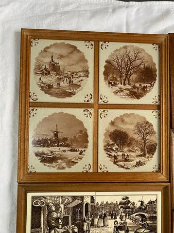 Tegel (7) - 1950-1960 - Hollandse voorstellingen, Antiek en Kunst