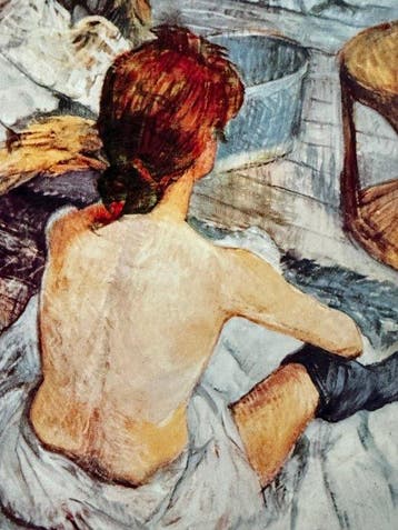 Henri De Toulouse-Lautrec (1864-1901) - “Rousse, 1889”., Antiek en Kunst