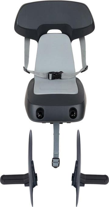 Polisport Guppy Junior achterzitje donker grijs met MIK HD, Fietsen en Brommers, Verzenden, Nieuw, Polisport