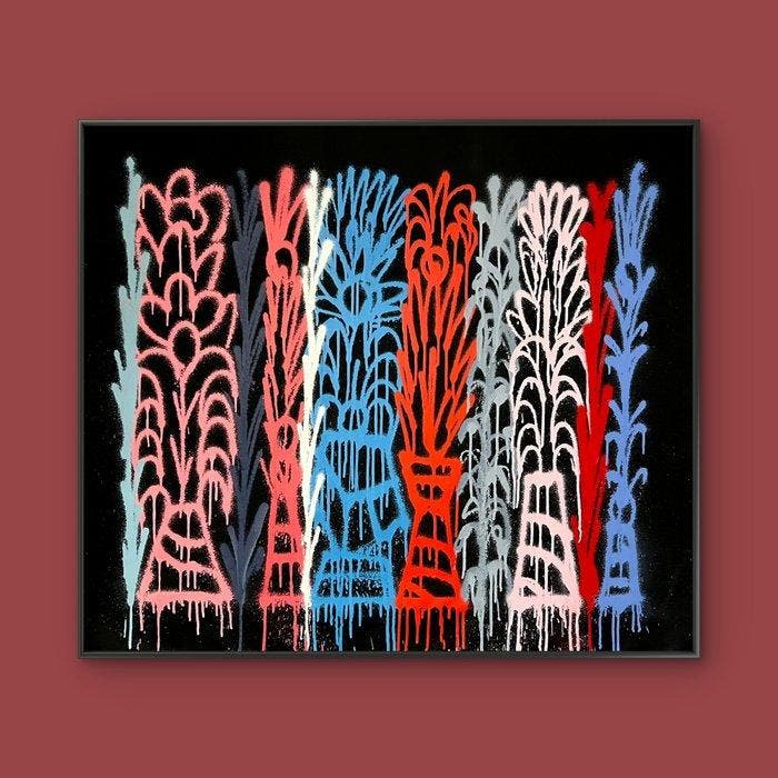 Nuno Barbedo (1983) - Growing senses (XL Size Painting), Antiek en Kunst, Kunst | Schilderijen | Modern