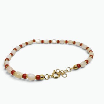 Koraal - Zilver - Armband - Italiaans vakmanschap, Verzamelen