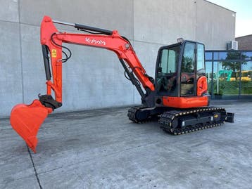 Veiling: Rupsgraafmachine Kubota KX155-5 Diesel 2016, Ophalen