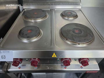 Inox elektrische kookplaat Diamond, Ophalen