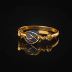 Oud-Romeins, Keizerrijk Ring met een draadgewikkelde, Antiek en Kunst