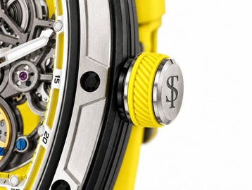 SwissT - Vortex Yellow – Automatique Squelette – 2026 -, Nieuw