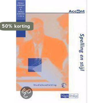 Spelling en stijl / Studiehandleiding / Accent 9789042516267, Verzenden, J. Gielen