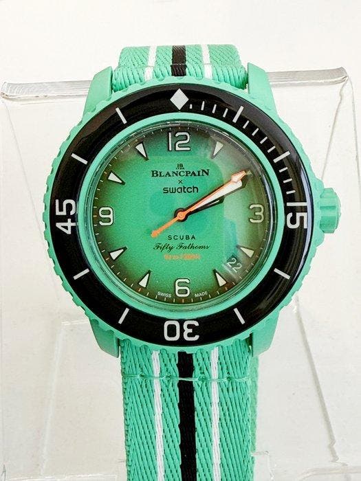 Blancpain x Swatch - Fifty Fathoms - Sans prix de réserve -, Bijoux, Sacs & Beauté, Montres | Hommes