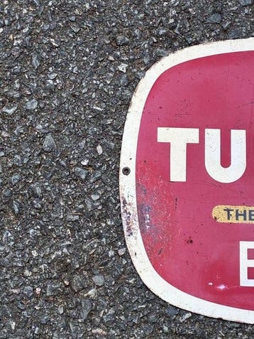 Tuborg Beer - The World Famous - Plaque - Metaal, Antiquités & Art