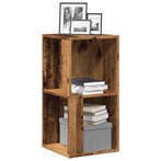 vidaXL Hoekkast 33x33x67 cm bewerkt hout oud houtkleurig, Verzenden