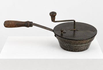 Koffiepot - Plaatijzer - Antieke koffiebrander