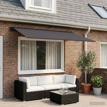 vidaXL Vervangingsdoek voor zonnescherm Antracietkleurig 450, Verzenden