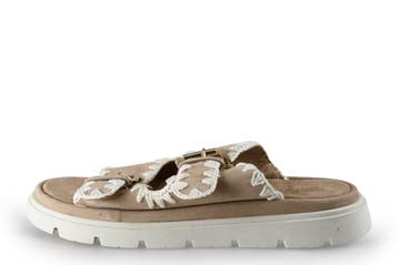 Maruti Slippers in maat 42 Beige, Kleding | Dames, Slippers, Verzenden, Beige, Zo goed als nieuw