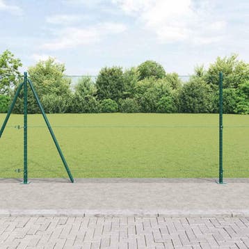 vidaXL zeshoekig gaashek met betonnen voetstuk 50 x 1,2 m, Verzenden