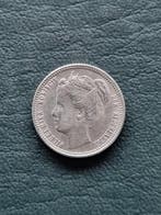 Nederland. Wilhelmina. 25 Cents 1901 brede hals (Zonder