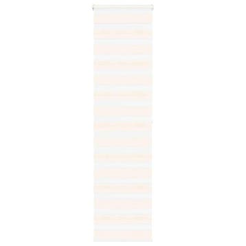 vidaXL Zebra rolgordijn 60x200 cm stofbreedte marmerbeige, Verzenden