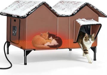 Winterproof kattenhuis | 77cm | Tweede kansje, OP = OP, Animaux & Accessoires, Verzenden