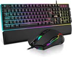 RedThunder K10 RGB Toetsenbord/Muis | Tweede kansje | OP..., Computers en Software, Toetsenborden, Ergonomisch, Verzenden, RedThunder