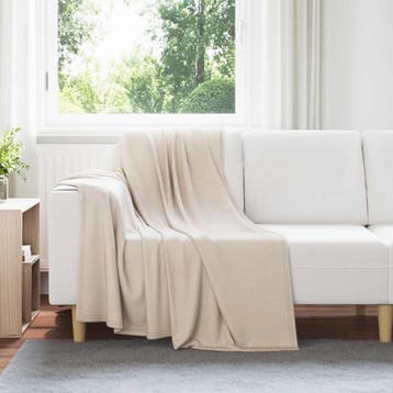 vidaXL Dekentjes 24 st Beige 170 x 130 cm 7.43 kg Fleece, Verzenden, Nieuw