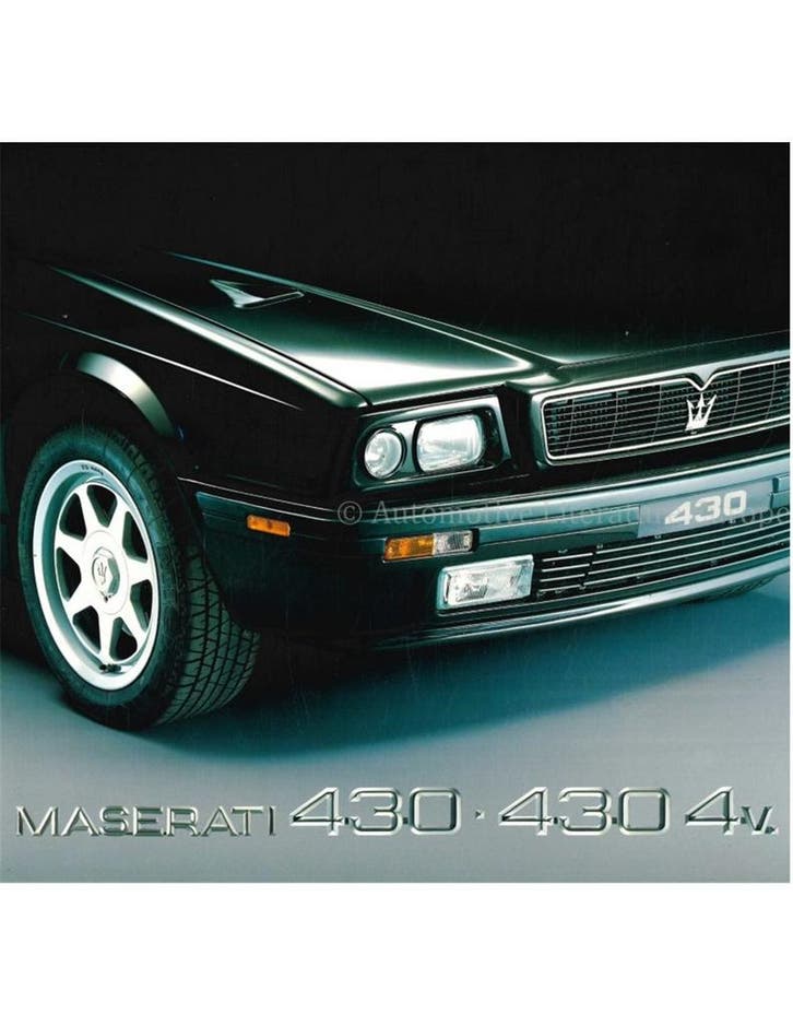 1992 MASERATI 430 | 430 4V BROCHURE FRANS | DUITS, Livres, Autos | Brochures & Magazines