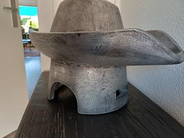Hoedenstandaard - Aluminium - Industriële Hoedenvorm /